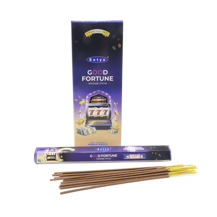Благовония Satya Hexa Good Fortune Удача аромапалочки уп-6шт