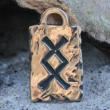 BV09-22 Амулет № 22, Руна Ингуз, бронза, 17*28мм (Р 022) BV09-22 Амулет № 22, Руна Ингуз, бронза, 17*28мм (Р 022)