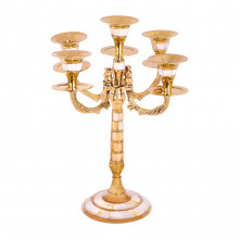 Подсвечник на 5 свечей с перламутром П3134/5