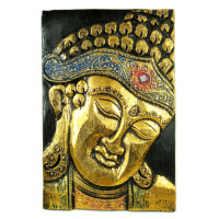 Панно Будда 19х30см дерево