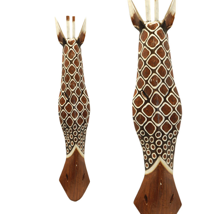 Маска Жирафа  настенная 100cм дерево албезия Оберег на удачу