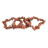 Браслет из камня уп-3шт Яшма красная привлекает изобилие