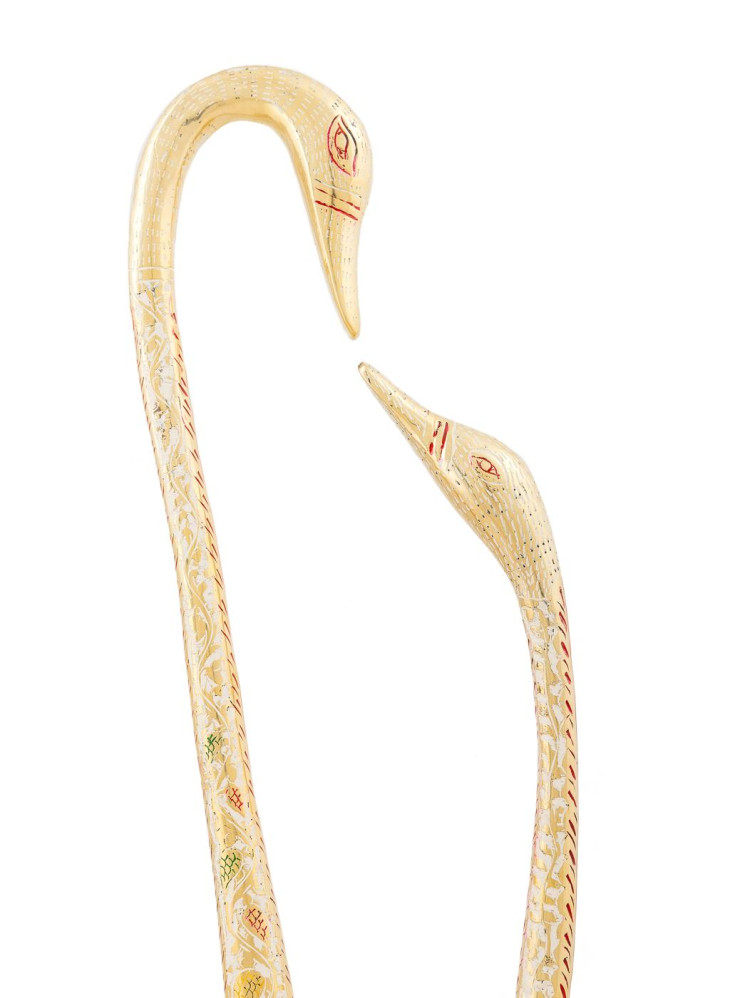 Статуэтка "Лебеди"30"(пара)  Ст2507/30/4 (WHITE A
