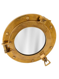 Зеркало иллюминатор "9 " (антик)