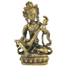 05-54 Cтатуэтка Сарасвати 43мм, бронза