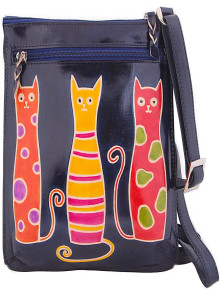 Сумка натуральная кожа ручной принт  1766/2 Сумка натуральная кожа ручной принт  1766/2