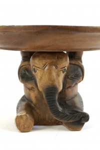 Поднос Слон сидящий круглый