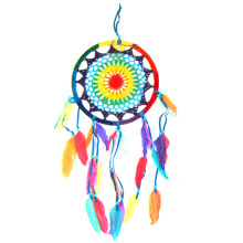 09 Ловец снов цветной 57см, d.21см 09 Ловец снов цветной 57см, d.21см