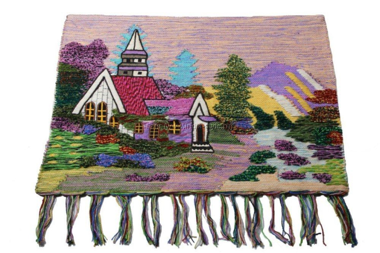 Гобелен (100*80см) состав: джут, хлопок  Гб 132