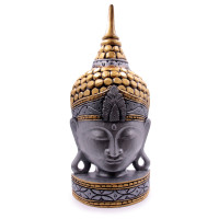 Маска настольная Голова Будда дерево Суар 50см