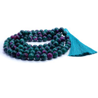 Четки  из камня Цоизит-  укрепление взаимоотношений и семейное счастье 100бус 8mm