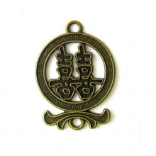 Амулет Двойное счастье 4см Амулет Двойное счастье 4см