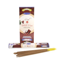 Благовония Satya Hexa Red & White Rose Красная и Белая Роза аромапалочки уп-6шт Благовония Satya Hexa Red & White Rose Красная и Белая Роза аромапалочки уп-6шт
