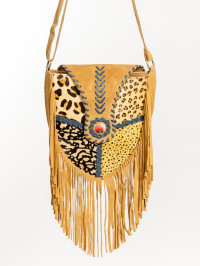 Сумка замшевая с бахромой через плечо 1127/2