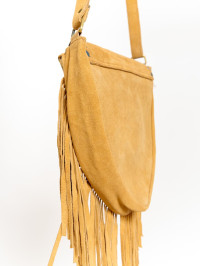 Сумка замшевая с бахромой через плечо 1127/2