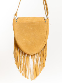 Сумка замшевая с бахромой через плечо 1127/2