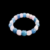 Браслет из камня Розовый кварц и Аквамарин помогут разбудить остывшие чувства