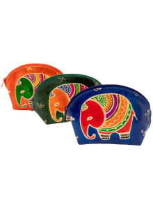 Косметичка"Слон" (кожа) набор из 3-х "Слон"  0244 Косметичка"Слон" (кожа) набор из 3-х "Слон"  0244