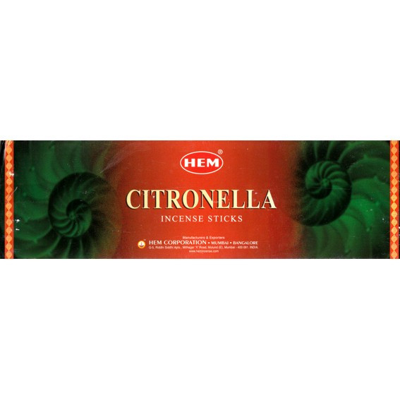 HEM 4-гр. благовония Citronella ЦИТРОНЕЛЛА блок 25 шт.