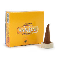 Super SANDAL Satya  Благовония конусы dhoop cones уп-12 шт