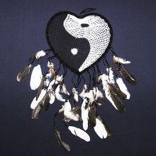 Ловушка снов Инь-Янь small d-33см-85см для гармонизации пространства Ловушка снов Инь-Янь small d-33см-85см для гармонизации пространства