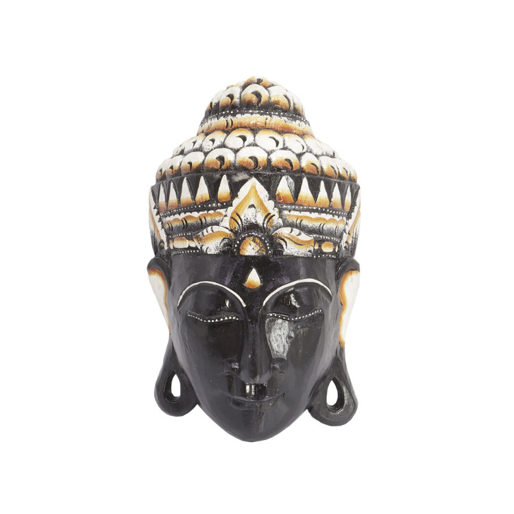 Маска настенная Голова Будда - это символ защиты, достатка, гармонии, счастья и удачи албез