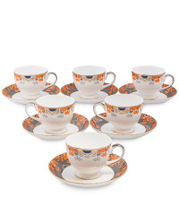 Чайный набор на 6 перс. "Риомаджоре" (Riomaggiore Pavone)