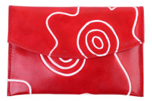 Кошелек кожа ручной принт 180/53 Кошелек кожа ручной принт 180/53