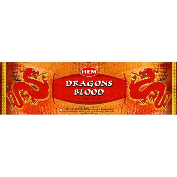 HEM 4-гр. благовония Dragon Blood КРОВЬ ДРАКОНА блок 25 шт.