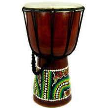 Баpабан Джембе 24см, d.14см, дерево Баpабан Джембе 24см, d.14см, дерево