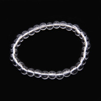 Браслет каменный  Горный хрусталь - дарует интуицию и сверхспособности