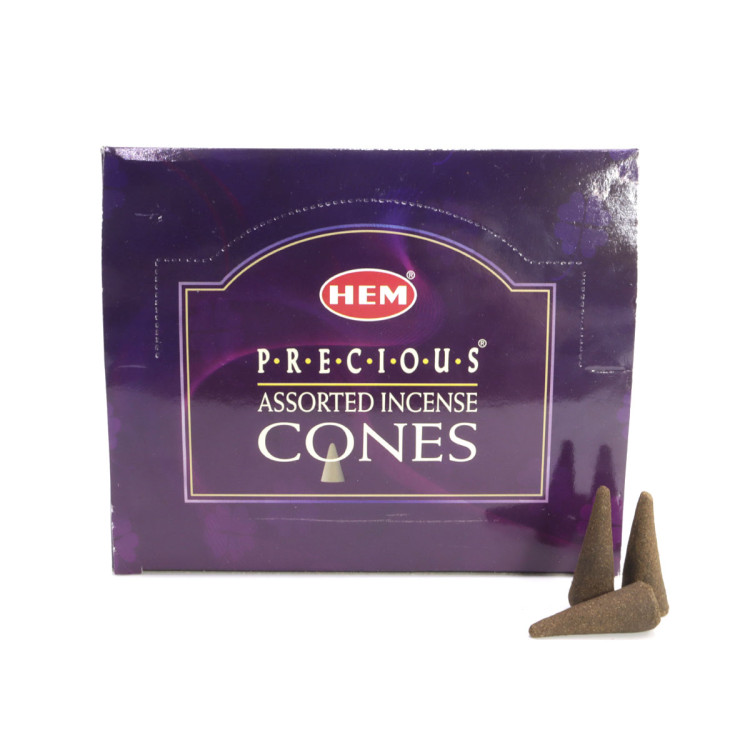 Благовония конусы HEM Precious Assorted Pack набор уп-12шт