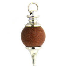 817-13 Маятник Авантюрин D2см L4см камень