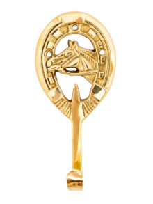 Вешалка-крючок  "Лошадь"(латунь)  Пи45