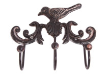Вешалка на 3 крючка Пи9522 "Птичка" Вешалка на 3 крючка Пи9522 "Птичка"