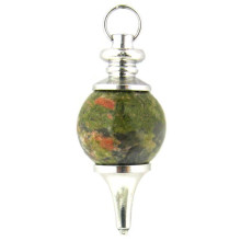 Маятник Унакит D2см L4см камень