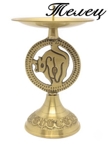 Подсвечник "Знаки Зодиака Телец"  П1559/2/2 Подсвечник "Знаки Зодиака Телец"  П1559/2/2