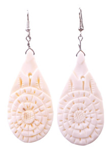 Украшение  Серьги кость 931н Украшение  Серьги кость 931н