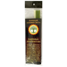 свч50-07 Свечи восковые "Здоровье, долголетие", 18 см, (уп. 3 шт.)