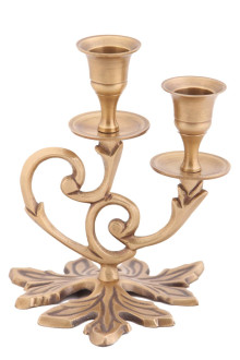 Подсвечник на 2 свечи П64/2 (антик)