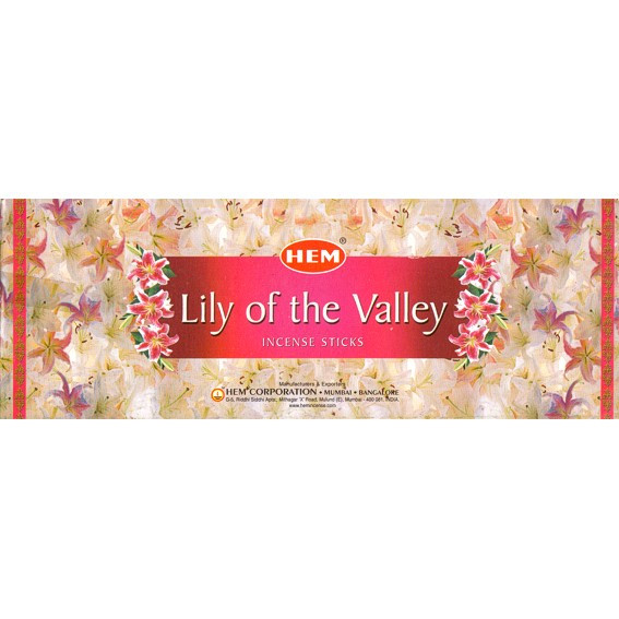 Благовония HEM, шестигранники, Lily of the Valley ЛАНДЫШ 