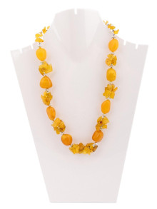 Украшение Бусы камень (оникс)  0758