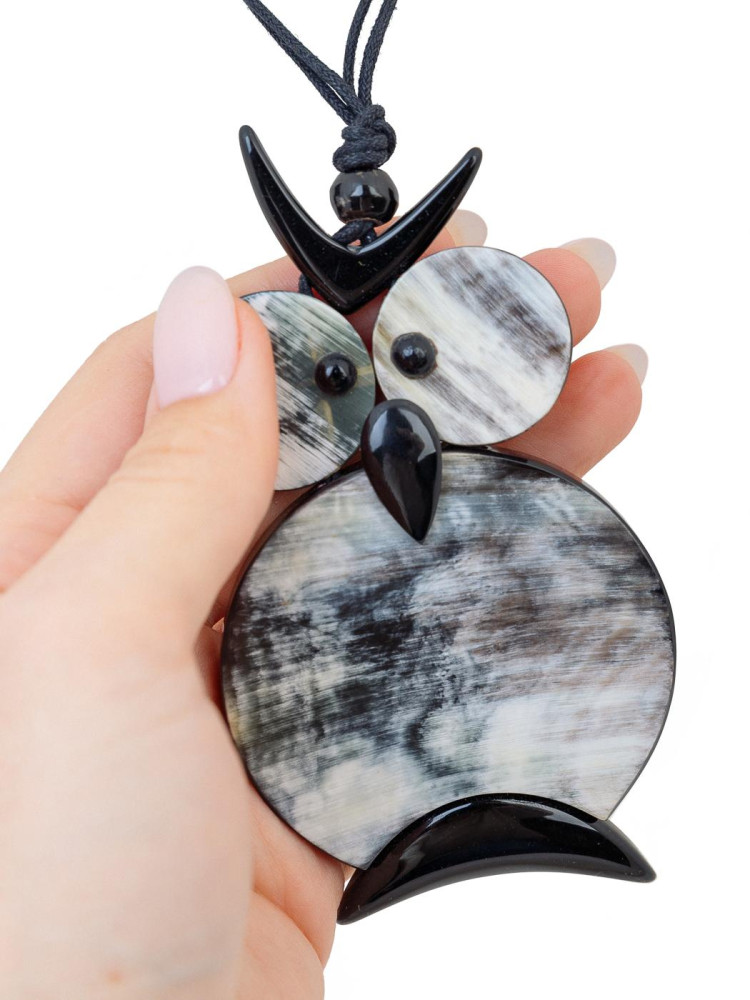 Украшение с подвеской из рога  Р-4589