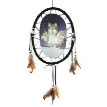 Панно овальное Волки 50х40см, пластик, ткань Панно овальное Волки 50х40см, пластик, ткань