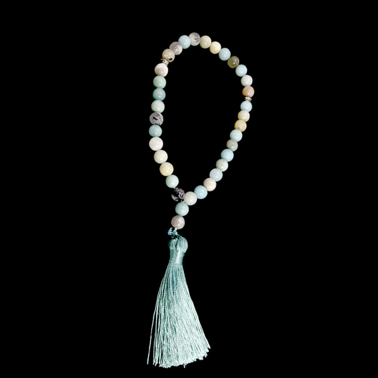 Четки 33 бусины  Амазонит Натуральный камень10мм