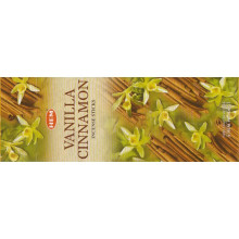 Благовония HEM, шестигранники, Vanilla Cinnamon ВАНИЛЬ - КОРИЦА  Благовония HEM, шестигранники, Vanilla Cinnamon ВАНИЛЬ - КОРИЦА