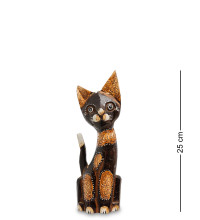 Фигурка "Кошка" н-р из трех 30/25/20 см (албезия, о.Бали)