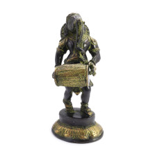 Ганеш Music дарующий счастье и удачу Antic бронза h-21см L-9см 1,973кг Ганеш Music дарующий счастье и удачу Antic бронза h-21см L-9см 1,973кг