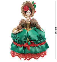 Кукла-шкатулка "Дама с веером"
