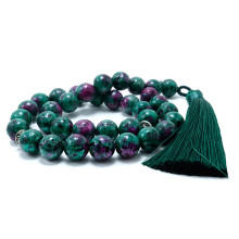 Четки 33 бусины  Цоизиит Натуральный камень10мм